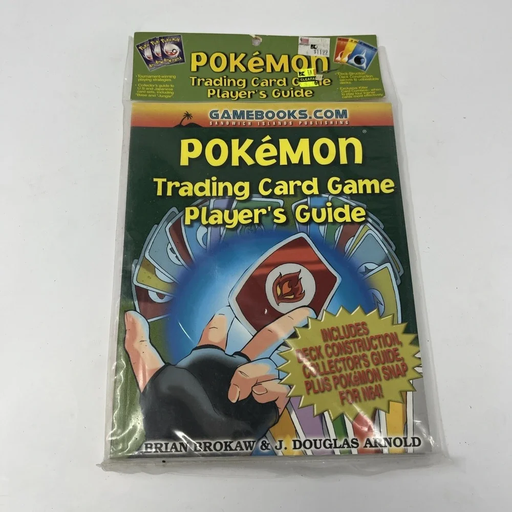 Pokemon Trading Card‎ Game Player's Guide 1999 Brian Brokaw NEW SEALED IN BAG